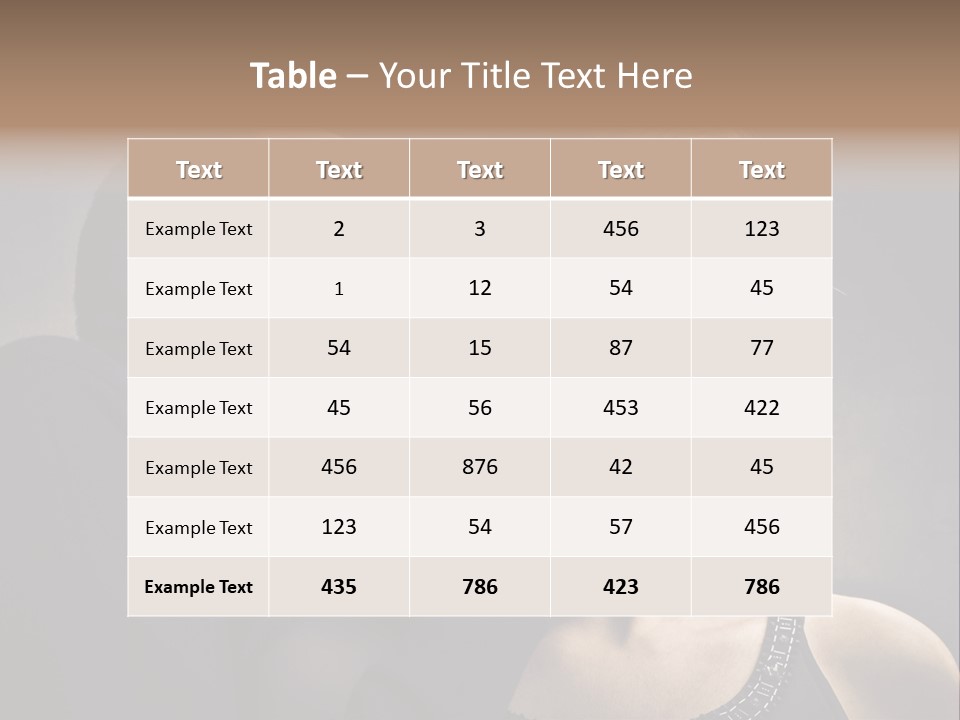Couple Man Portrait PowerPoint Template