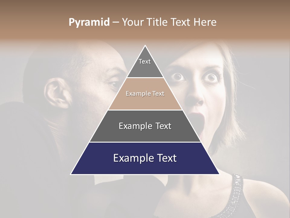 Couple Man Portrait PowerPoint Template