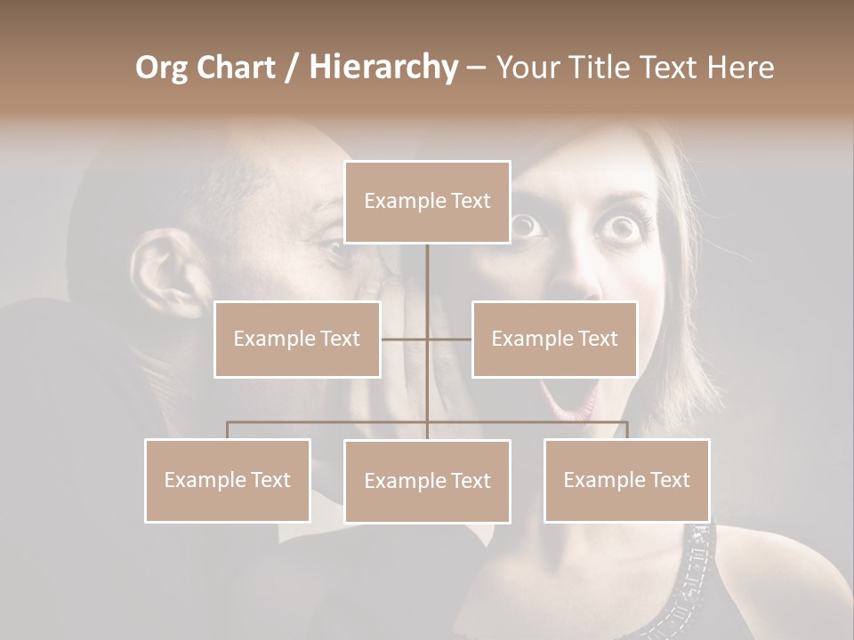 Couple Man Portrait PowerPoint Template