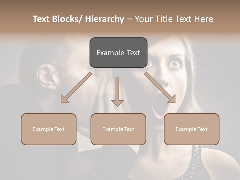 Couple Man Portrait PowerPoint Template