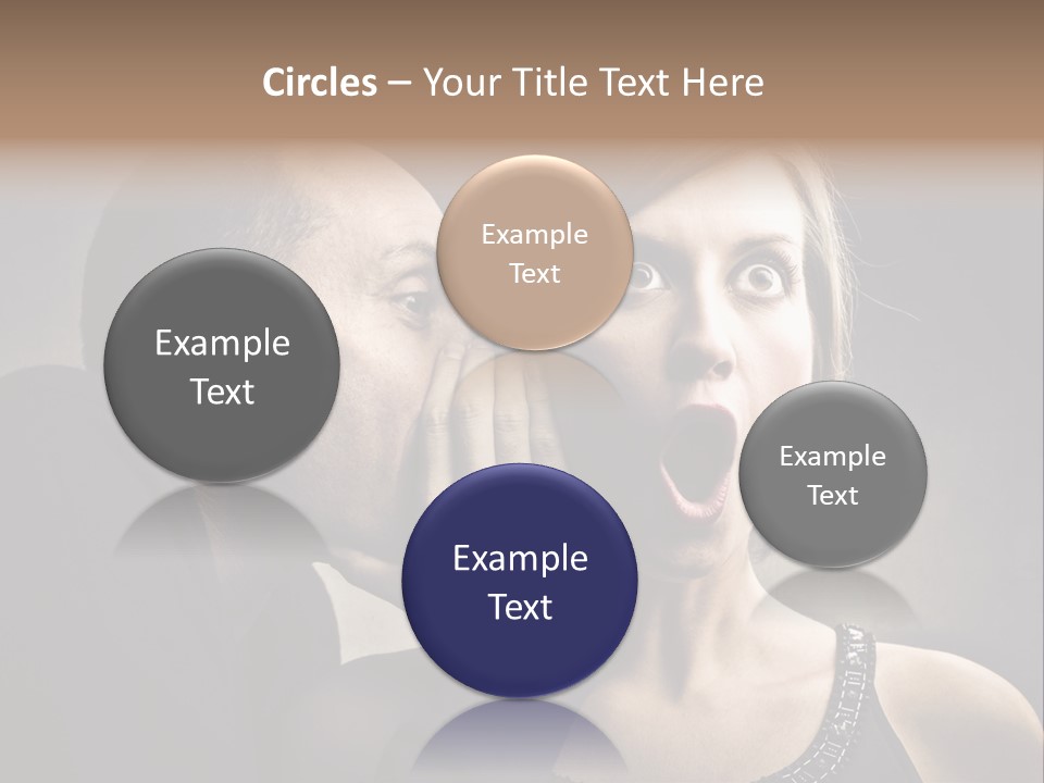 Couple Man Portrait PowerPoint Template