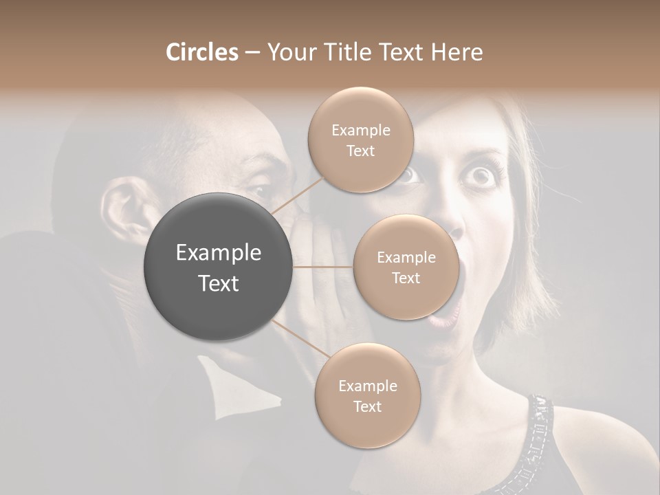 Couple Man Portrait PowerPoint Template