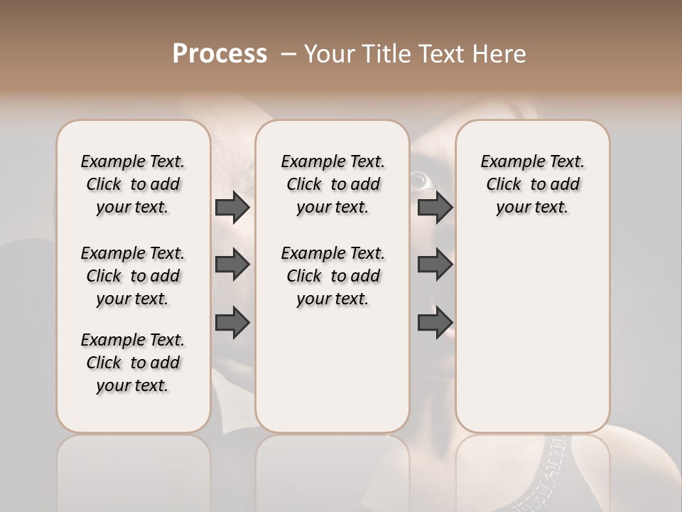 Couple Man Portrait PowerPoint Template