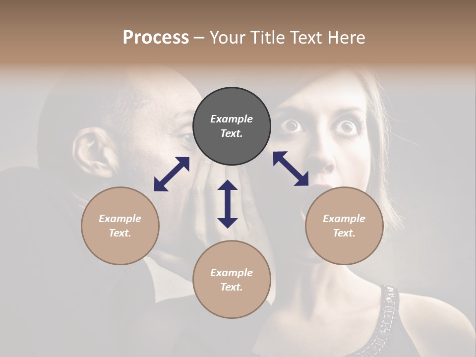 Couple Man Portrait PowerPoint Template