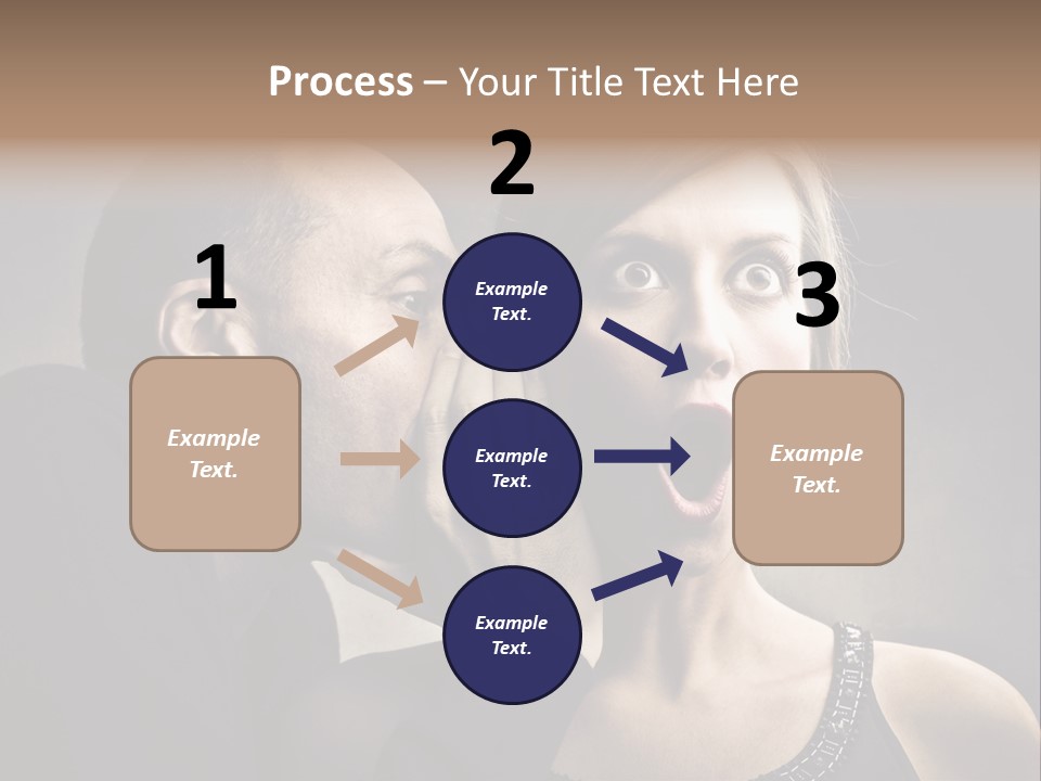 Couple Man Portrait PowerPoint Template