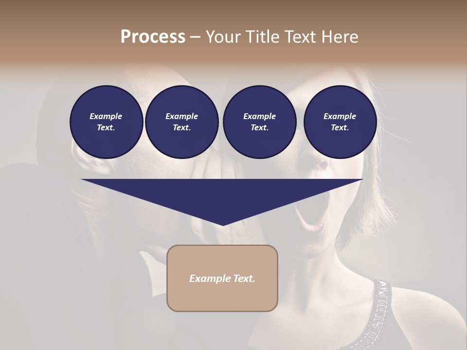 Couple Man Portrait PowerPoint Template