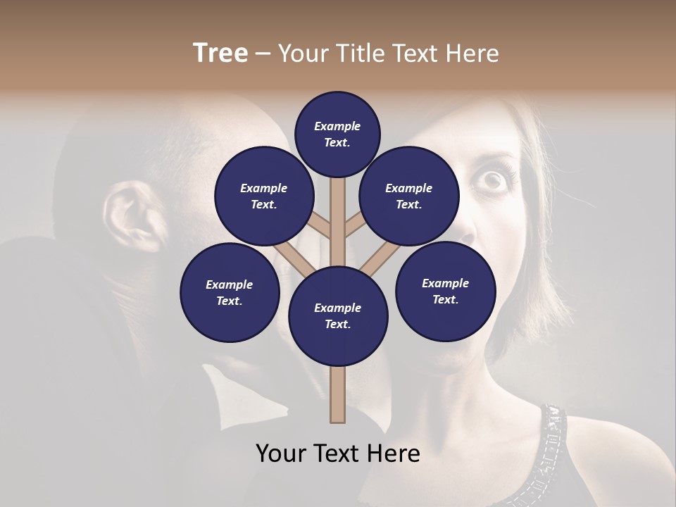 Couple Man Portrait PowerPoint Template