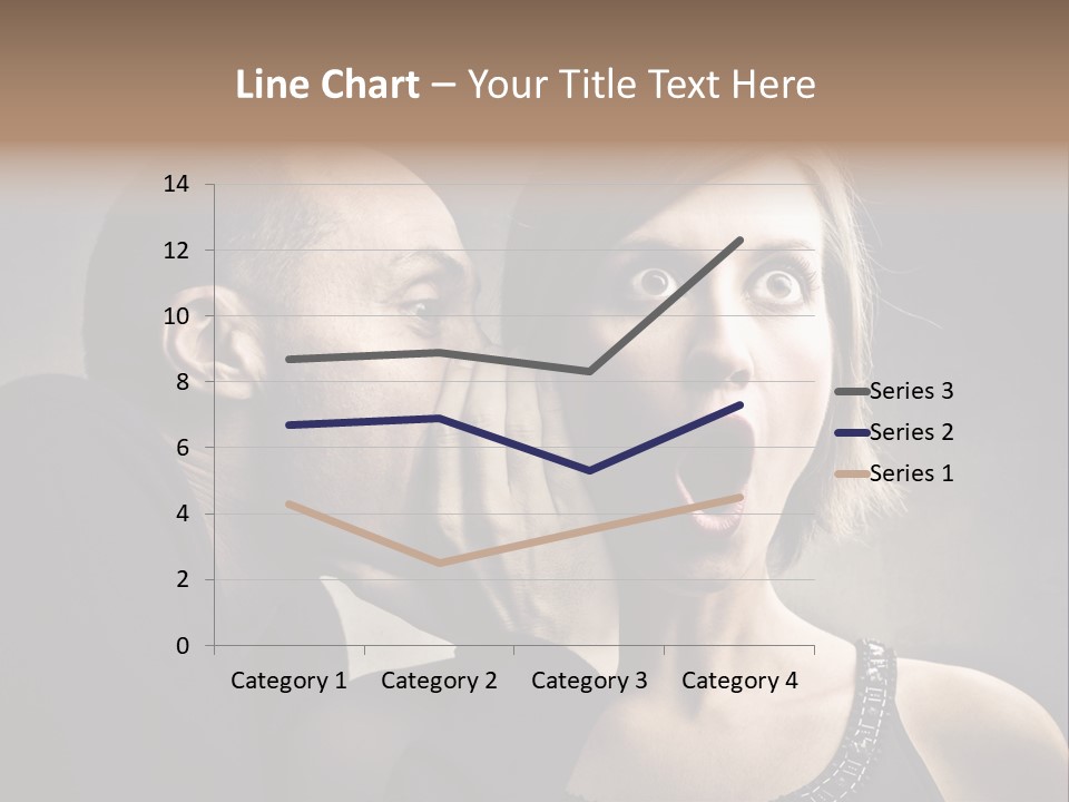 Couple Man Portrait PowerPoint Template