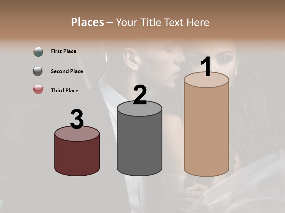 Woman Enamored Emotions PowerPoint Template