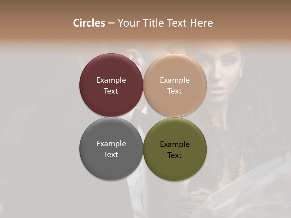 Woman Enamored Emotions PowerPoint Template