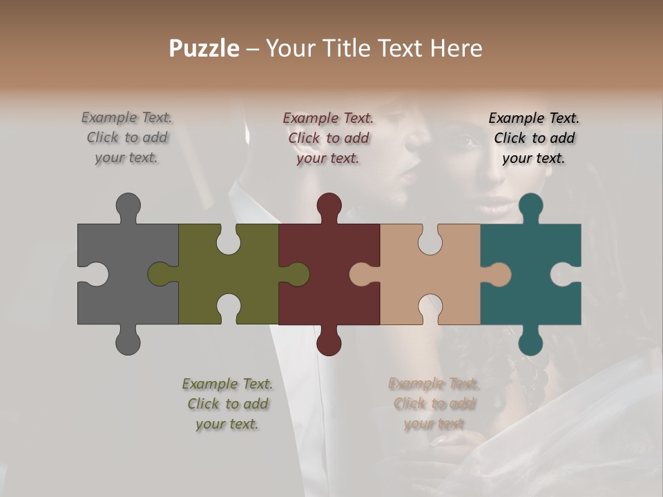 Woman Enamored Emotions PowerPoint Template