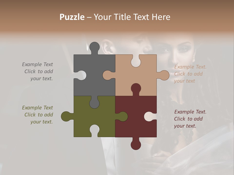 Woman Enamored Emotions PowerPoint Template