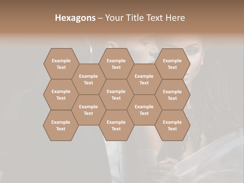 Woman Enamored Emotions PowerPoint Template