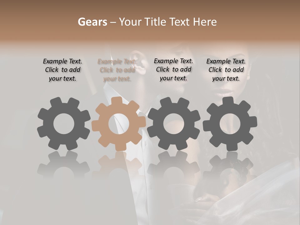 Woman Enamored Emotions PowerPoint Template