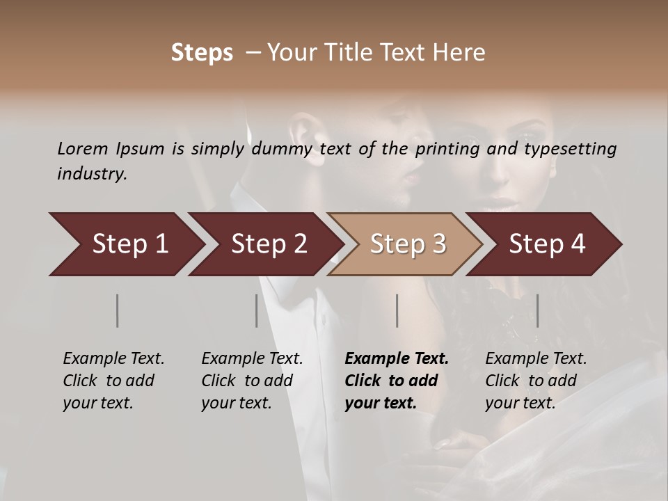 Woman Enamored Emotions PowerPoint Template