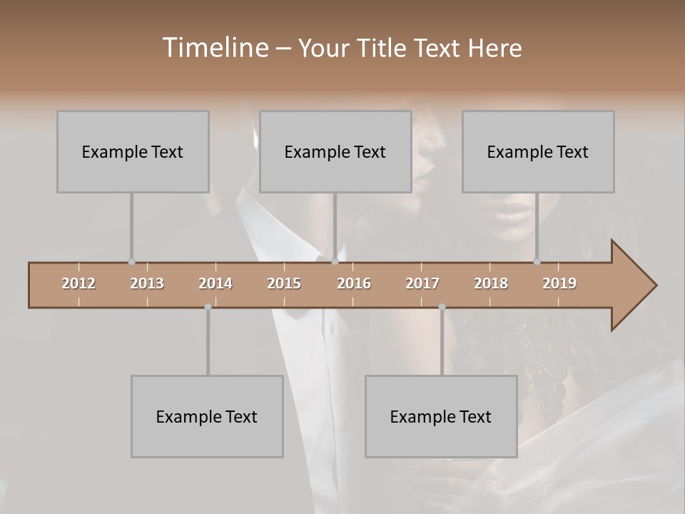 Woman Enamored Emotions PowerPoint Template