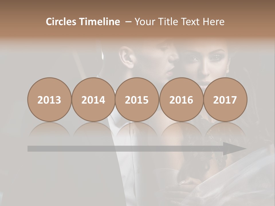 Woman Enamored Emotions PowerPoint Template