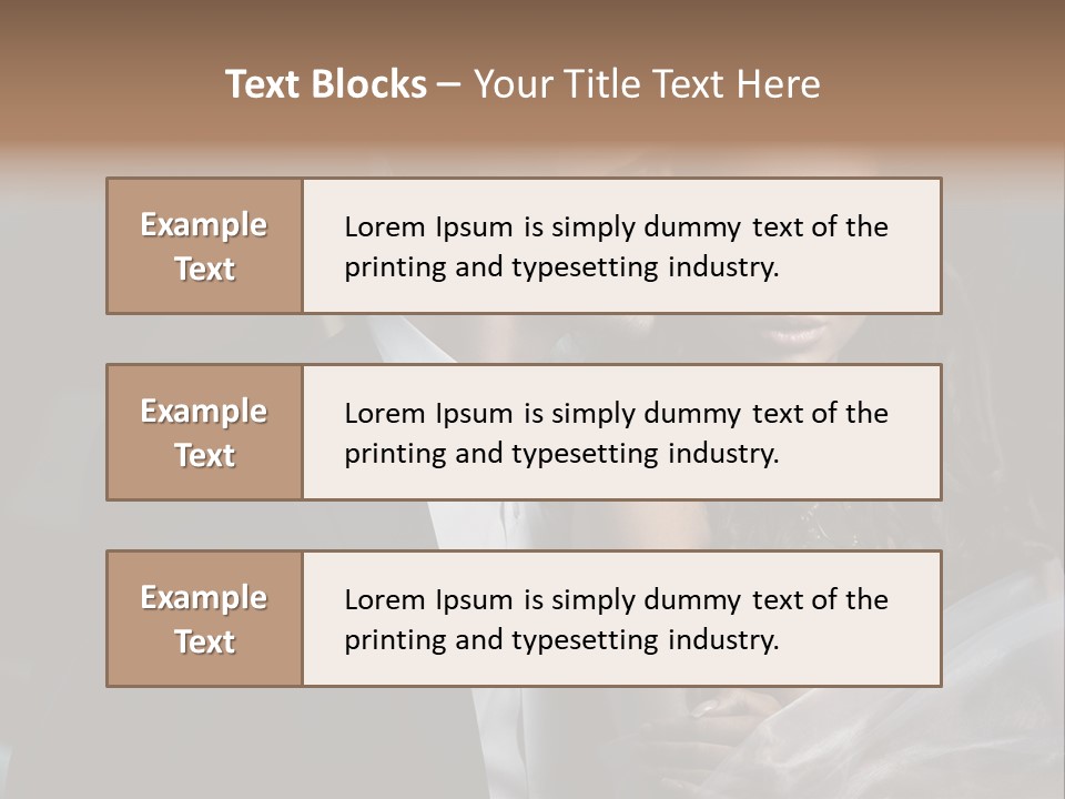 Woman Enamored Emotions PowerPoint Template