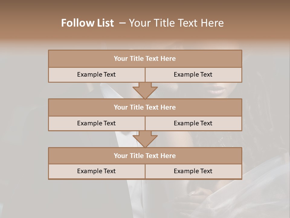 Woman Enamored Emotions PowerPoint Template