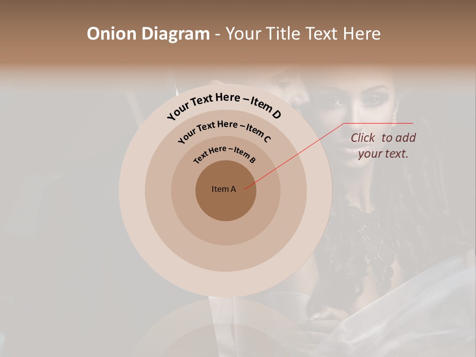 Woman Enamored Emotions PowerPoint Template