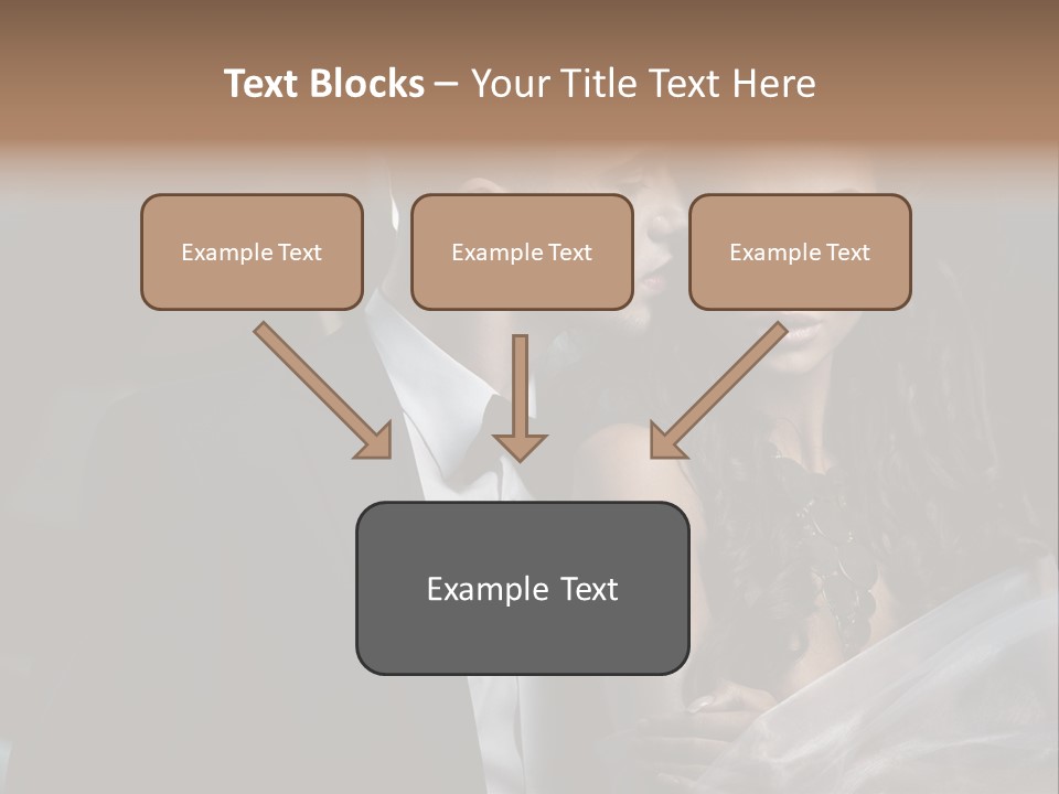 Woman Enamored Emotions PowerPoint Template
