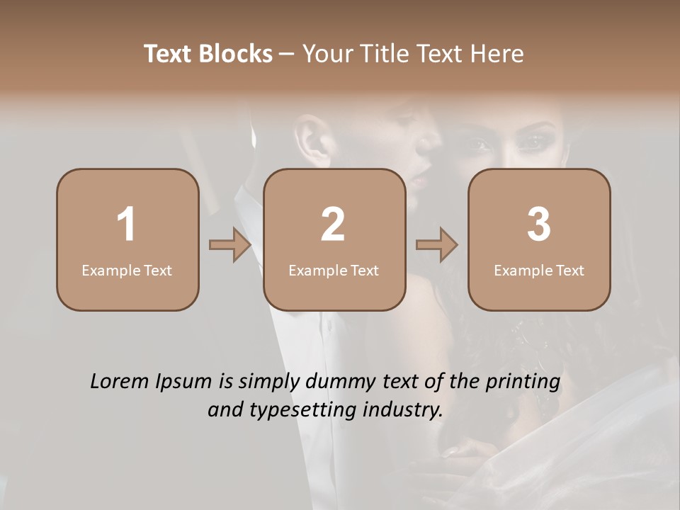 Woman Enamored Emotions PowerPoint Template