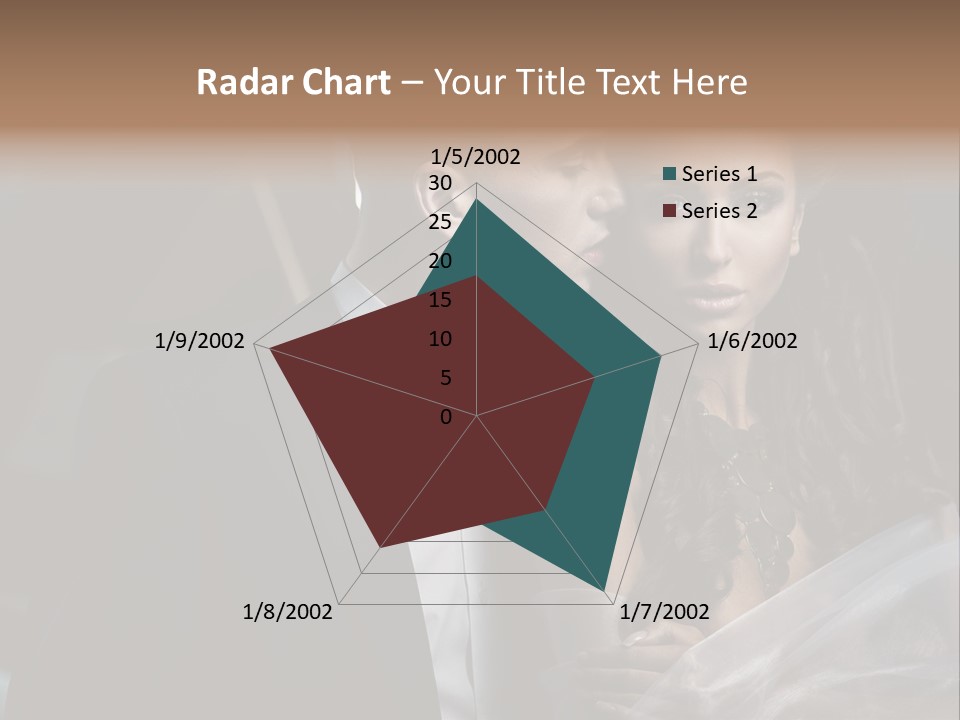 Woman Enamored Emotions PowerPoint Template