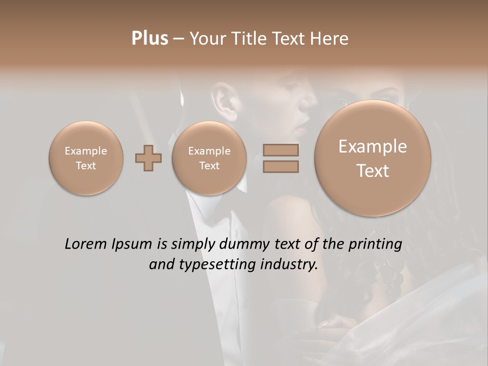 Woman Enamored Emotions PowerPoint Template