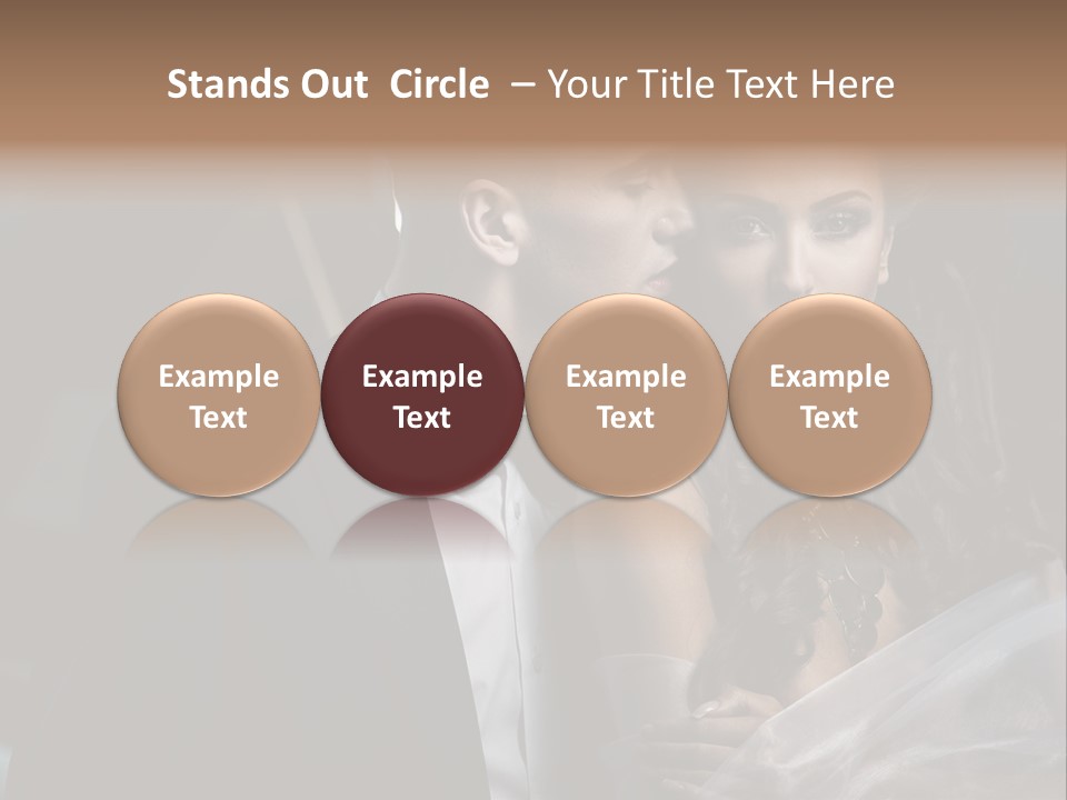 Woman Enamored Emotions PowerPoint Template