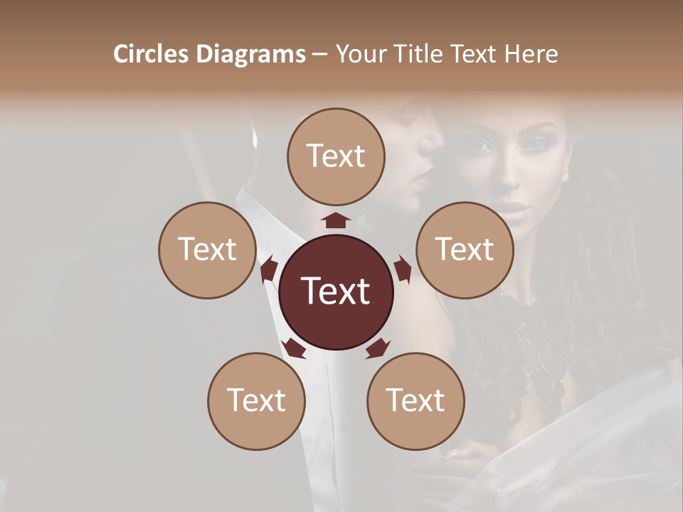 Woman Enamored Emotions PowerPoint Template