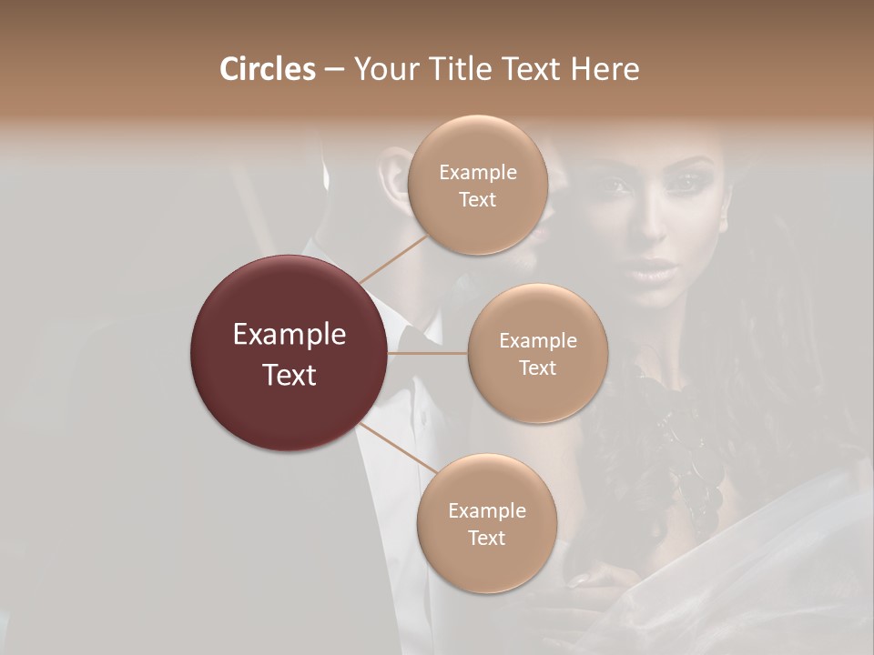 Woman Enamored Emotions PowerPoint Template