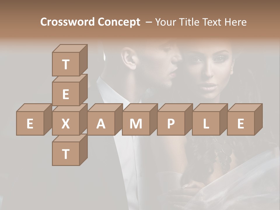 Woman Enamored Emotions PowerPoint Template