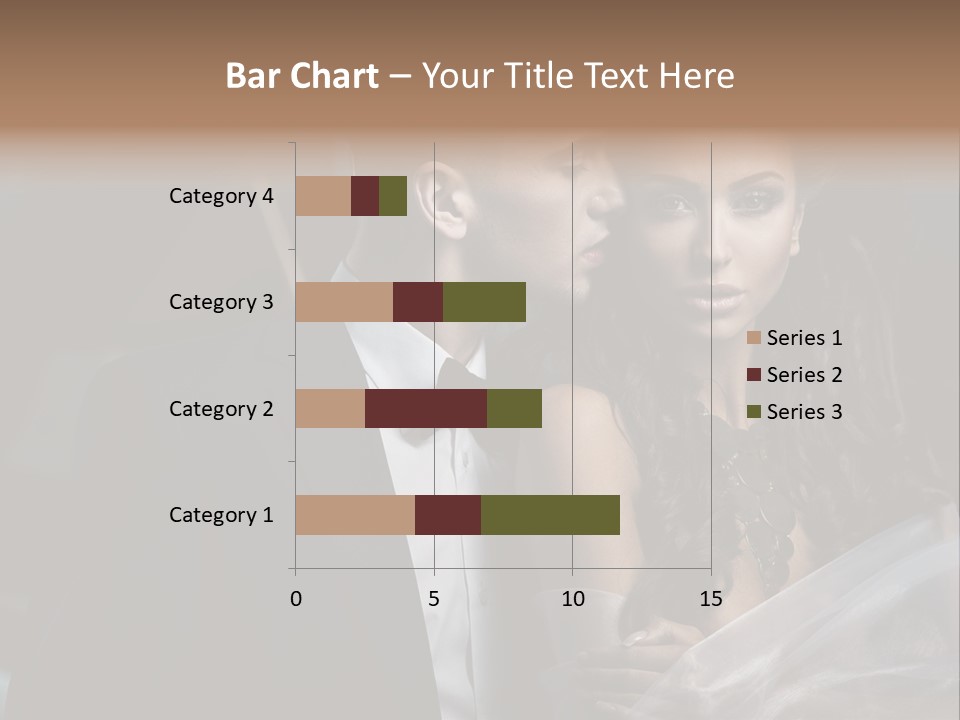 Woman Enamored Emotions PowerPoint Template