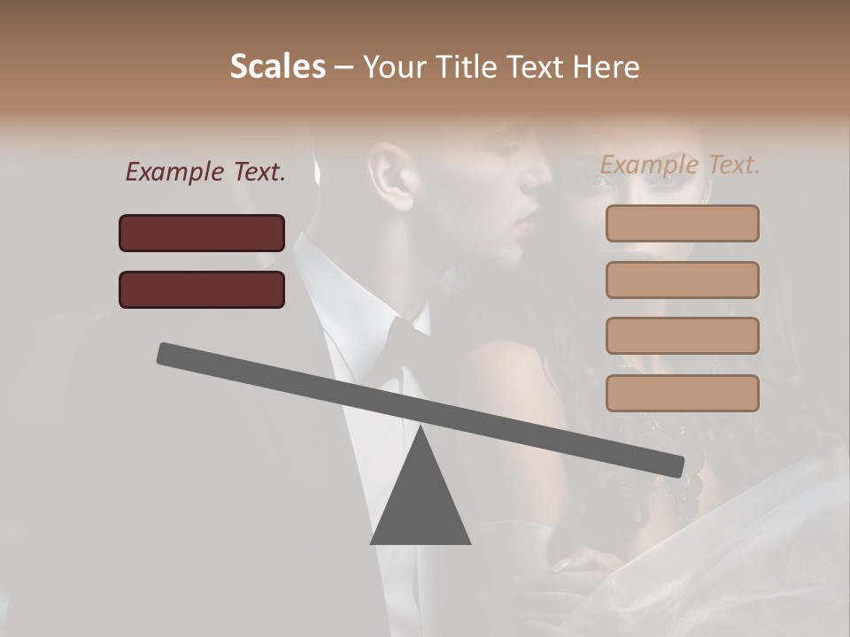 Woman Enamored Emotions PowerPoint Template