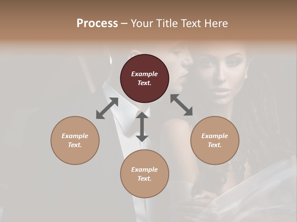 Woman Enamored Emotions PowerPoint Template