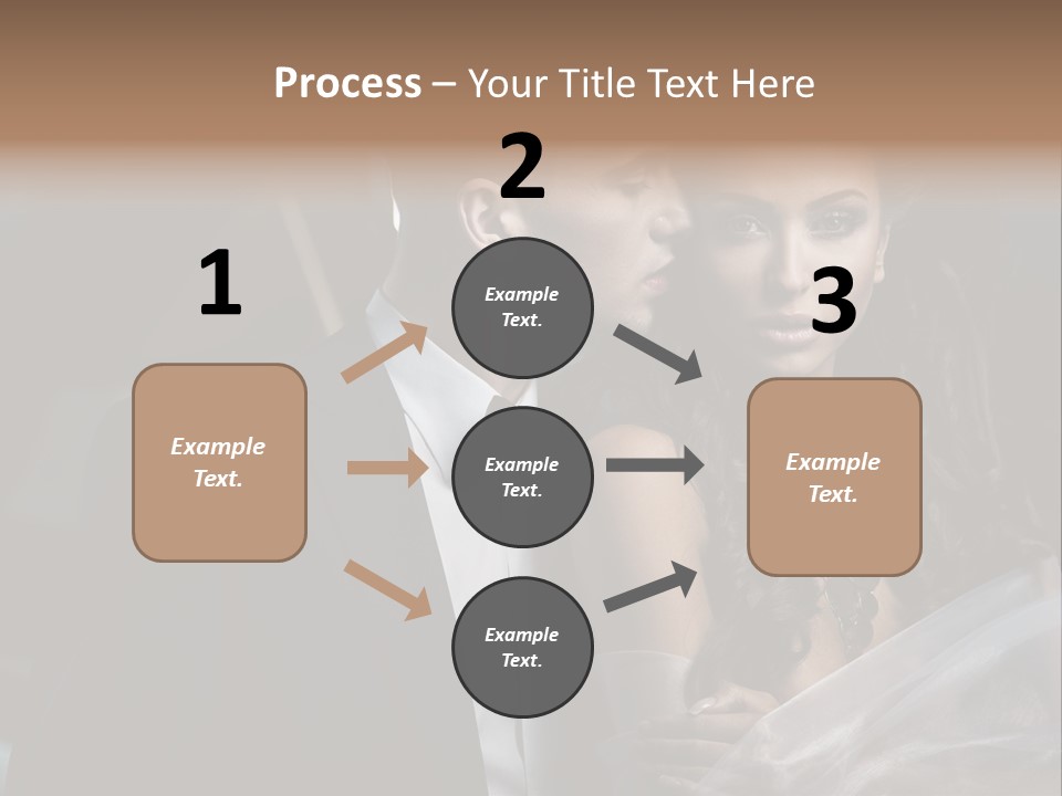 Woman Enamored Emotions PowerPoint Template
