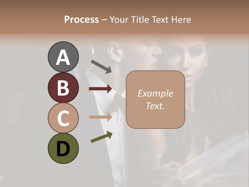 Woman Enamored Emotions PowerPoint Template