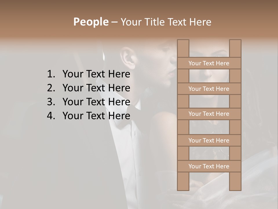 Woman Enamored Emotions PowerPoint Template