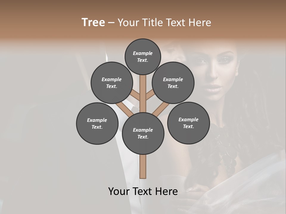 Woman Enamored Emotions PowerPoint Template