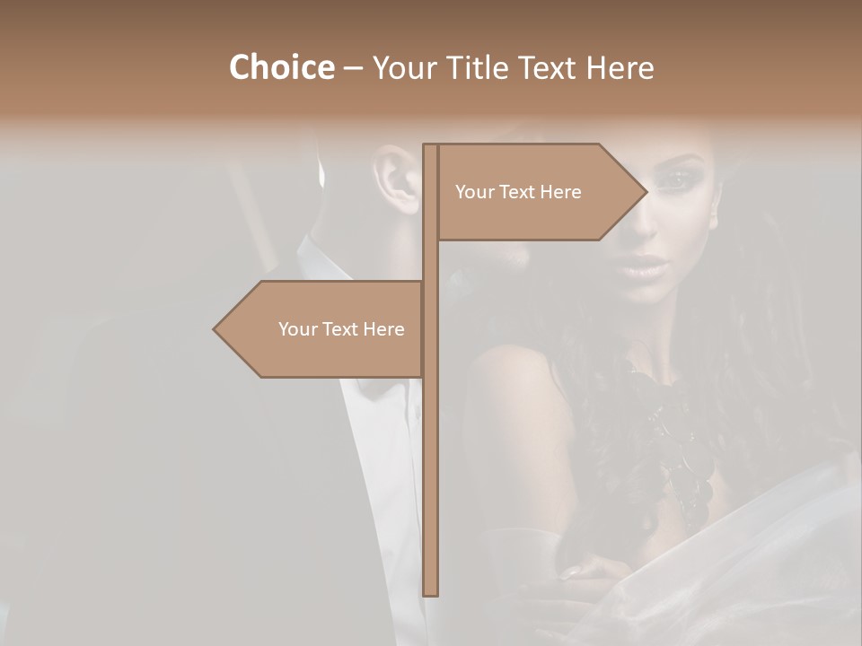 Woman Enamored Emotions PowerPoint Template