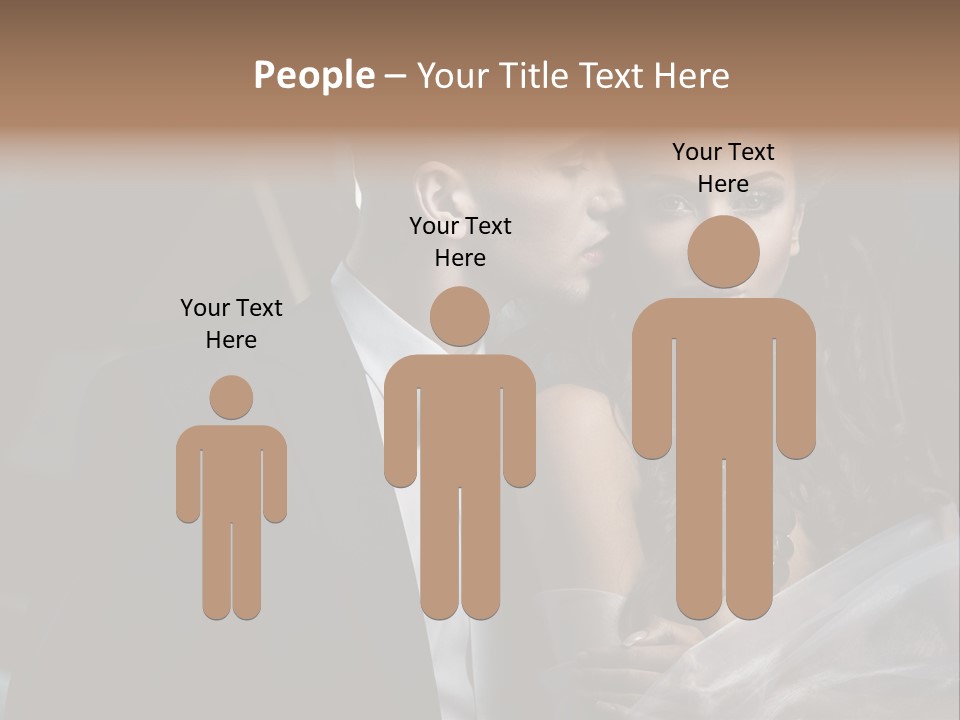 Woman Enamored Emotions PowerPoint Template