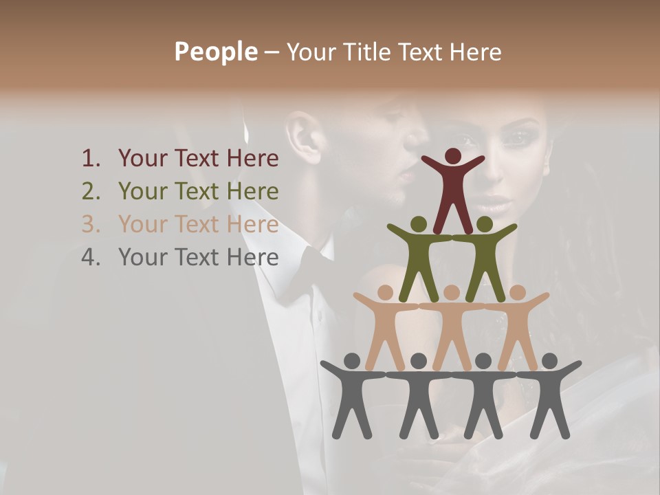 Woman Enamored Emotions PowerPoint Template