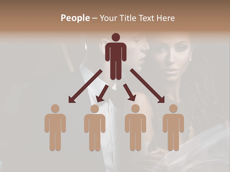 Woman Enamored Emotions PowerPoint Template