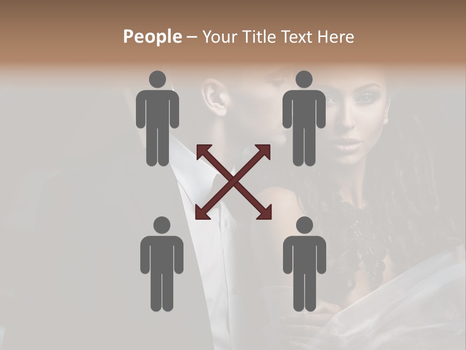 Woman Enamored Emotions PowerPoint Template