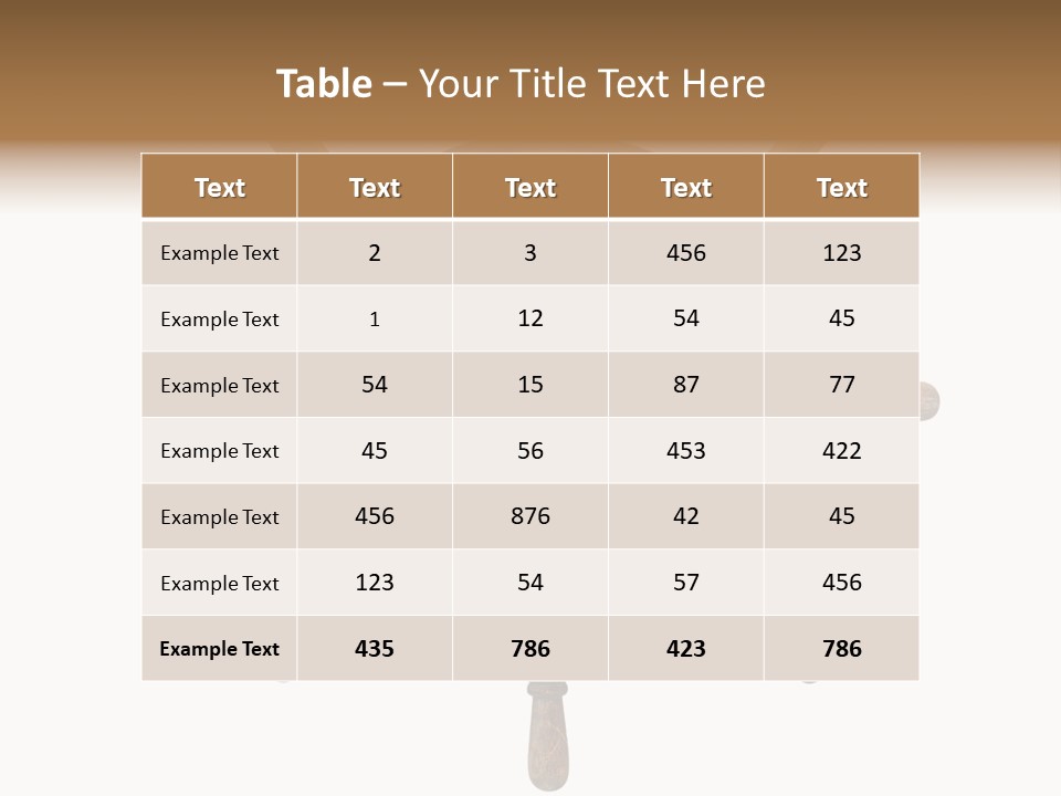 Sailing Rudder Wooden PowerPoint Template