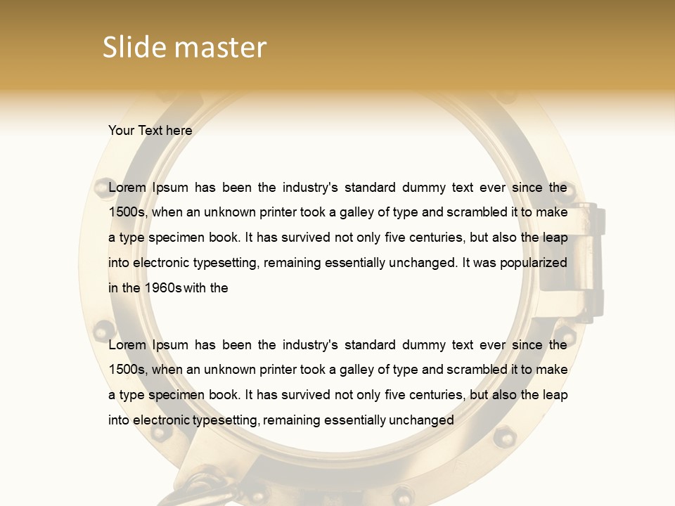 Decoraci Esfera Tornillo PowerPoint Template