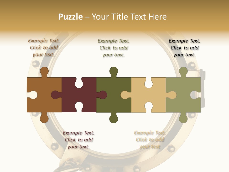 Decoraci Esfera Tornillo PowerPoint Template