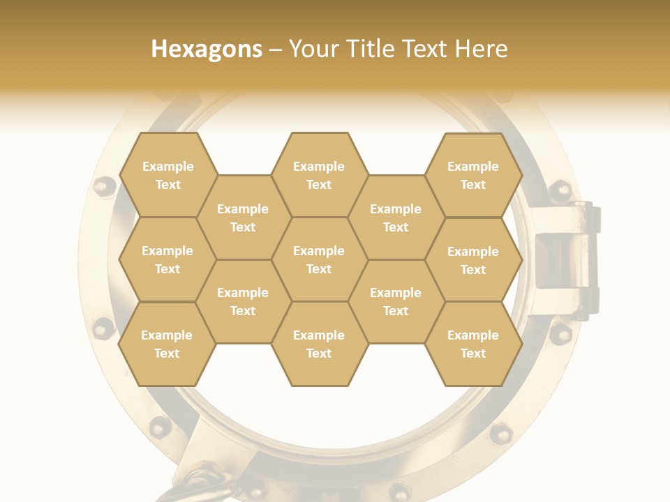 Decoraci Esfera Tornillo PowerPoint Template