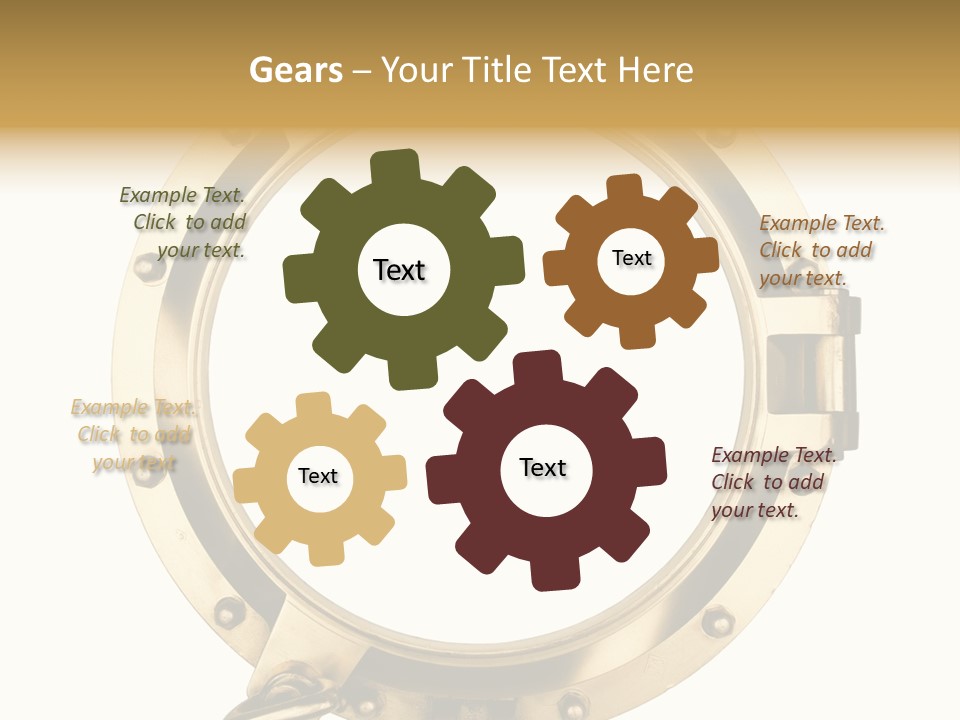 Decoraci Esfera Tornillo PowerPoint Template