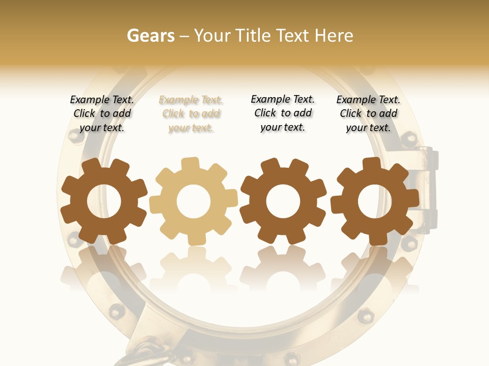 Decoraci Esfera Tornillo PowerPoint Template